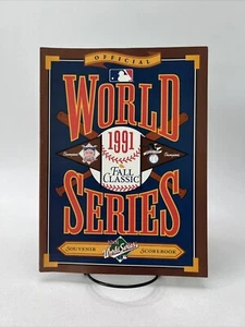 Libro de marcadores de recuerdo oficial de la Serie Mundial 1991; Atlanta Braves vs. Minnesota - Imagen 1 de 5