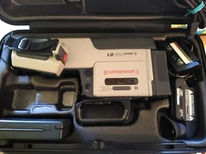 Canovision 8 Canon VM-E1 Camcorder with case Black/White, Hi8, Partial Function - Picture 1 of 8