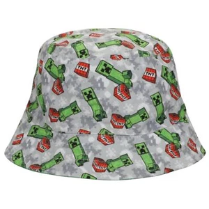 Chapeau seau officiel jeunesse garçon design Minecraft Creeper - Photo 1/1