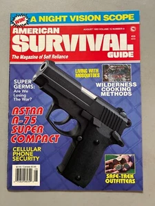 American Survival Guide Magazine August 1993 Vol. 15 No. 8 Astra A-75 S. Compact - Picture 1 of 3