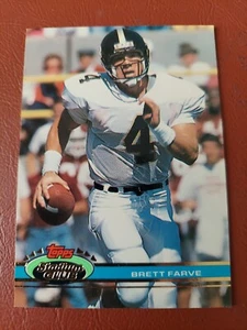 Brett Favre 1991 Topps Stadium Club Rookie #94 Falcons a - Picture 1 of 2