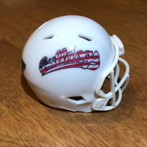 Fresno State Bulldogs white patriotic custom pocket pro helmet Mountain West Cover
