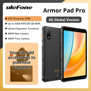 Original Ulefone Armor Pad Pro 4G LTE Tablet 8" IP68/IP69K 7650mAh 16GB 128GB - Picture 1 of 27