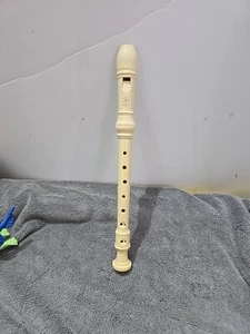 Vintage Yamaha Brown Plastic Recorder Flute Instrument USA 13" - Picture 1 of 2
