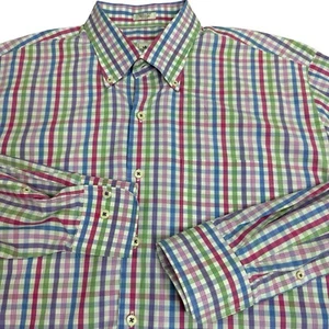 Peter Millar Hemd Herren XL kariert Button Down Langarm kariert - Bild 1 von 13