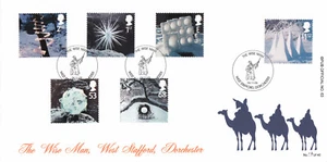 Navidad GB Brazier Pub FDC The Wiseman West Stafford 2005 12/40 (140012) - Imagen 1 de 1