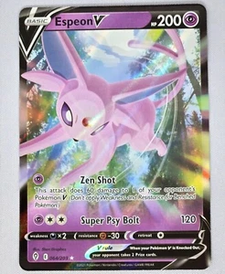 Tarjeta holográfica Pokémon TCG - Espeon V 064/203 Evolving Skies 2021 - Imagen 1 de 2