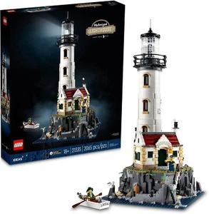 Ideas Motorized Lighthouse 21335 Adult Model Building Kit, Complete with Rotatin - Picture 1 of 8