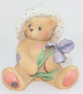CHERISHED TEDDIES FIGURINE IRIS " YOU'RE THE IRIS OF MY EYE " 1996 NIB 202908 - Picture 1 of 7