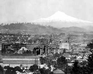 Portland Oregon en 1890 reimpresión fotográfica 8""x10"" impresión 8x10 - Imagen 1 de 3