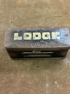 Vintage Lodge Spark plug tin original price card and guarantee sign can shell - Picture 1 of 9