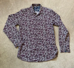 Ted Baker Herren Blumenhemd Größe Medium Langarm - Bild 1 von 14