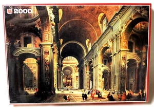 Innenraum von St. Peters in Rom, Italien 2000-teiliges Puzzle werkseitig versiegelt - Bild 1 von 5
