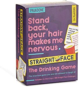 Paladone PP6511 Straight Face Drinking Hilarious Game NEW FREE UK POSTAGE