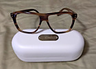 Chloe Brown Plastic Frame Ladies Sunglasses With A Chloe White Faux Leather Case