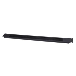 Brush Panel 19" 1U Server Data Cabinet Cable Management Rack Mount Bar Slot - Picture 1 of 5