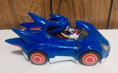 Sonic the Hedgehog carro de controle remoto 2010 Sega controle remoto está faltando peças reparo 8 polegadas - Imagem 1 de 4