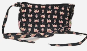 Bolso Bandolera Vera Bradley Pequeño Rosa Elefantes Motivos Cremallera Retirado EE. UU. Usado - Imagen 1 de 17