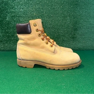 Timberland 6 pulgadas trigo suela individual niños niños talla 6,5 vintage raro Foto 1 de 4