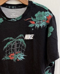 Nike Tee Hoops Island ALLOVER PRINT BALONCESTO HOMBRE Camiseta Negra Talla L - Imagen 1 de 7