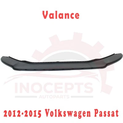New Front Valance For 2012-2015 Volkswagen Passat Textured Plastic VW1093117 Foto 1 de 4