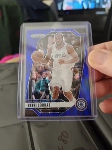 Kawhi Leonard Blue Prizm #/99 2024-25 Panini Prizm #189 LA Clippers C72 - Imagen 1 de 2
