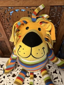 BeePosh by Melissa and Doug Elvis Lion Plush Toy Striped Floppy 27" Full Body - Picture 1 of 6
