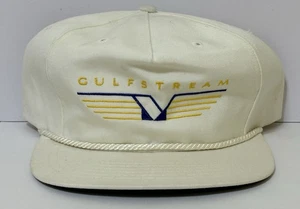 Vintage GULFSTREAM Hut mit Seil und Lederriemen - Aerospace Aircraft Co. - Bild 1 von 6