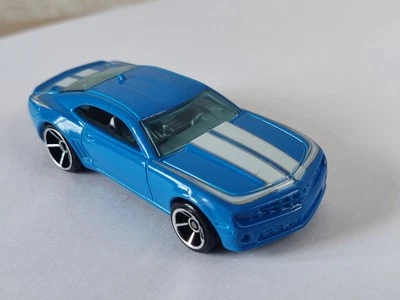 Hot Wheels Blue '10 Camaro SS 2010 Malaysia Small Vintage Model Retro Car - Image 1 of 4