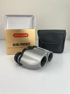 Sunagor 18x21 Mini Compact Feather weight Pocket Binoculars - Picture 1 of 10