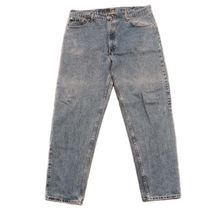 Levi's 550 Relaxed Fit Jeans Mens 42X32 Blue Denim Levis - Picture 1 of 8