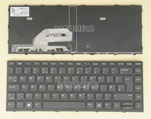 New for HP Probook 430 G5 440 G5 445 G5, X360 440 G1 Keyboard No Backlit UK - Picture 1 of 2