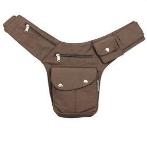 Gürteltasche Buddy braun silber Seitentasche Hüfttasche - Bild 1 von 12