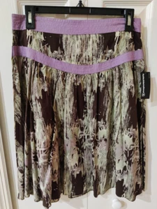 Hurley Junior Lotus A-Linie Baumwollrock neu mit Etikett Größe 3 - Bild 1 von 4