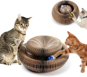 Magic Organ Cat Scratching Board Interactive Scratcher Cat Toy with a Bell Toy - Picture 1 of 11