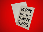 Funny Happy Birthday Fanny Flaps Card