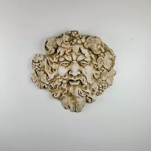 BACCHUS GESICHT WANDRELIEF GOTT DIONYSOS GRIECHISCH GOTH 10023 - Bild 1 von 6