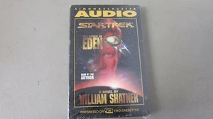 Star Trek THE ASHES OF EDEN -Audio 2 Cassette Novel - WILLIAM SHATNER- BRAND NEW - Foto 1 di 2