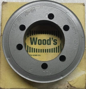 WOODS P56-5M-15-SH 5MM 7220RPM SYNCHRONKETTENRAD NOS - Bild 1 von 2