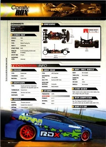 Corally RDX 1/10 Electric TC Print Ad Wall Art Decor Spec Sheet - Picture 1 of 1