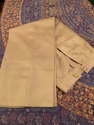 Handmade Fancy Gold Wide Leg Dress Pants - Image 1 of 4