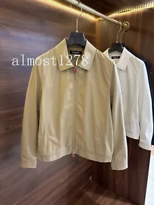 Kiton Business Giacca Cardigan Uomo Bavero Slim Cotone Top Casual - Foto 1 di 32