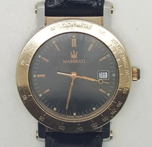 Raro Vintage Orologio MASERATI Ghibli Quarzo 39mm Anni '90 - Foto 1 di 11