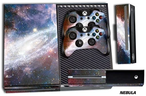 Designer Skin für Xbox One 1 Gaming Konsole + 2 Controller Aufkleber Nebula - Bild 1 von 1