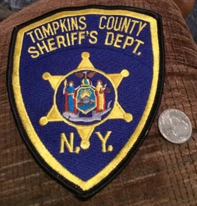 Tompkins County New York Sheriffs Department Patch Un-sewn - Picture 1 of 2