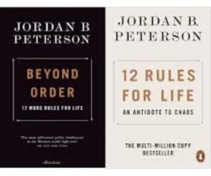 Ensemble de 2 livres Jordan B. Peterson : 12 règles pour la vie et au-delà de l'ordre (livre de poche) - Photo 1/6