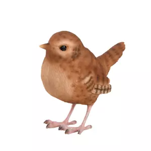 Garden Figurine Wren Life Size Bird Garden House Frost Proof Decor Figurine Bird - Picture 1 of 9