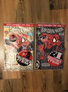 Marvel Spiderman #1 Legend of the Arachknight Torment 1990 Silver Green, lot - Picture 1 of 2