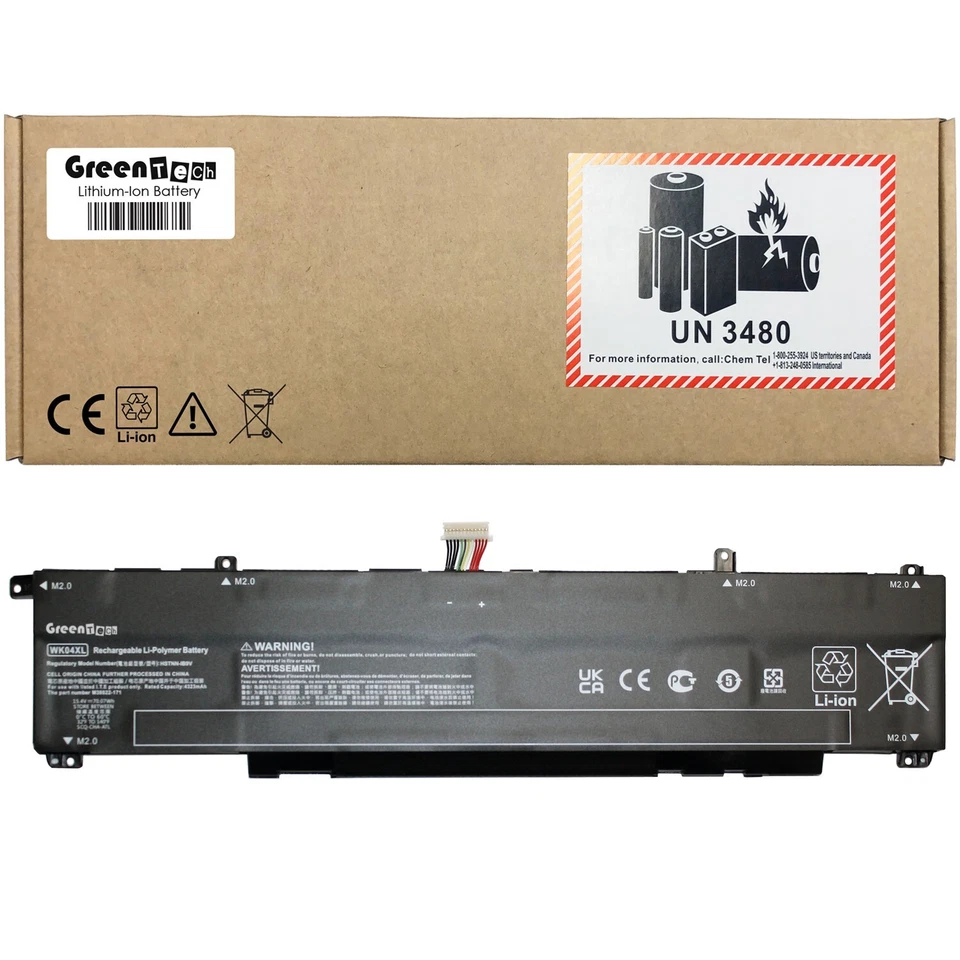 BATERÍA GREENTECH WK04XL M39179-005 PARA HP OMEN 16 VICTUS 15 16 70WHR M38822-AC1 Foto 1 de 1