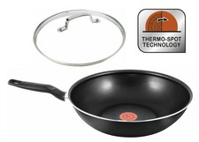 Tefal B301197 WOK EXTRA °28cm Durabase-Technologie + Jamie Oliver Glasdeckel